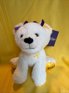 White Plush Bear - 2021 Starlight Children’s Foundation Commemorative ToysRUs